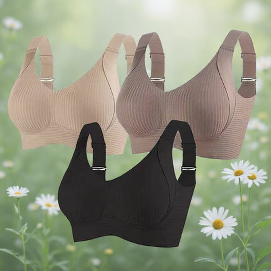 🎁Last Day: Buy 1, Get 3 Packs🔥Super Supportive Bra | Wireless Push-Up Bra👍No More Sagging Breasts