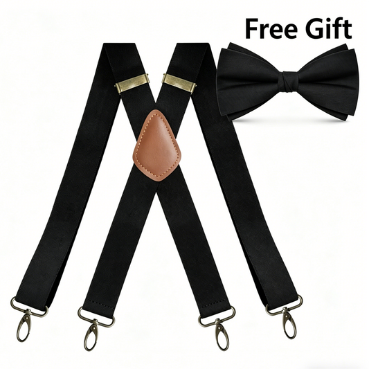 🎁 GENTLEMAN SET: Vintage X Tie With FREE Black Butterfly (Only Today!) ✨