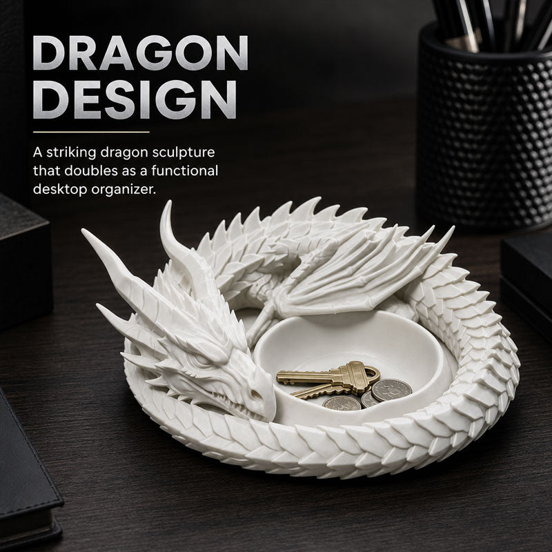 🐉 Dragon Guardian Valet | 3D Printed Decor Tray
