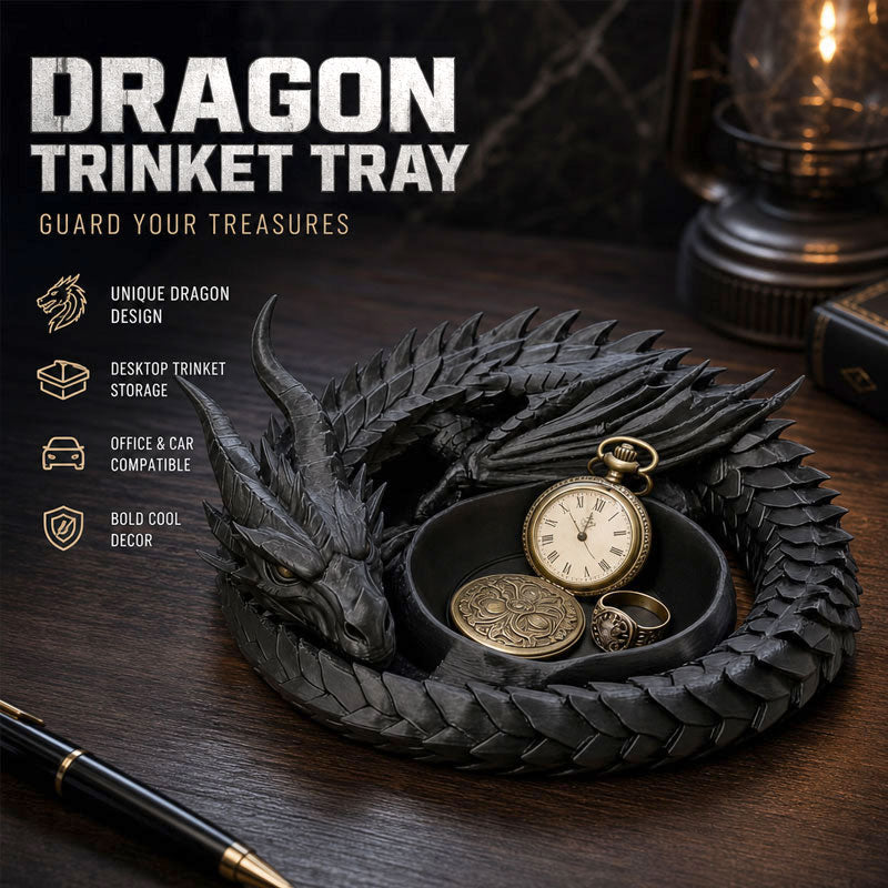 🐉 Dragon Guardian Valet | 3D Printed Decor Tray