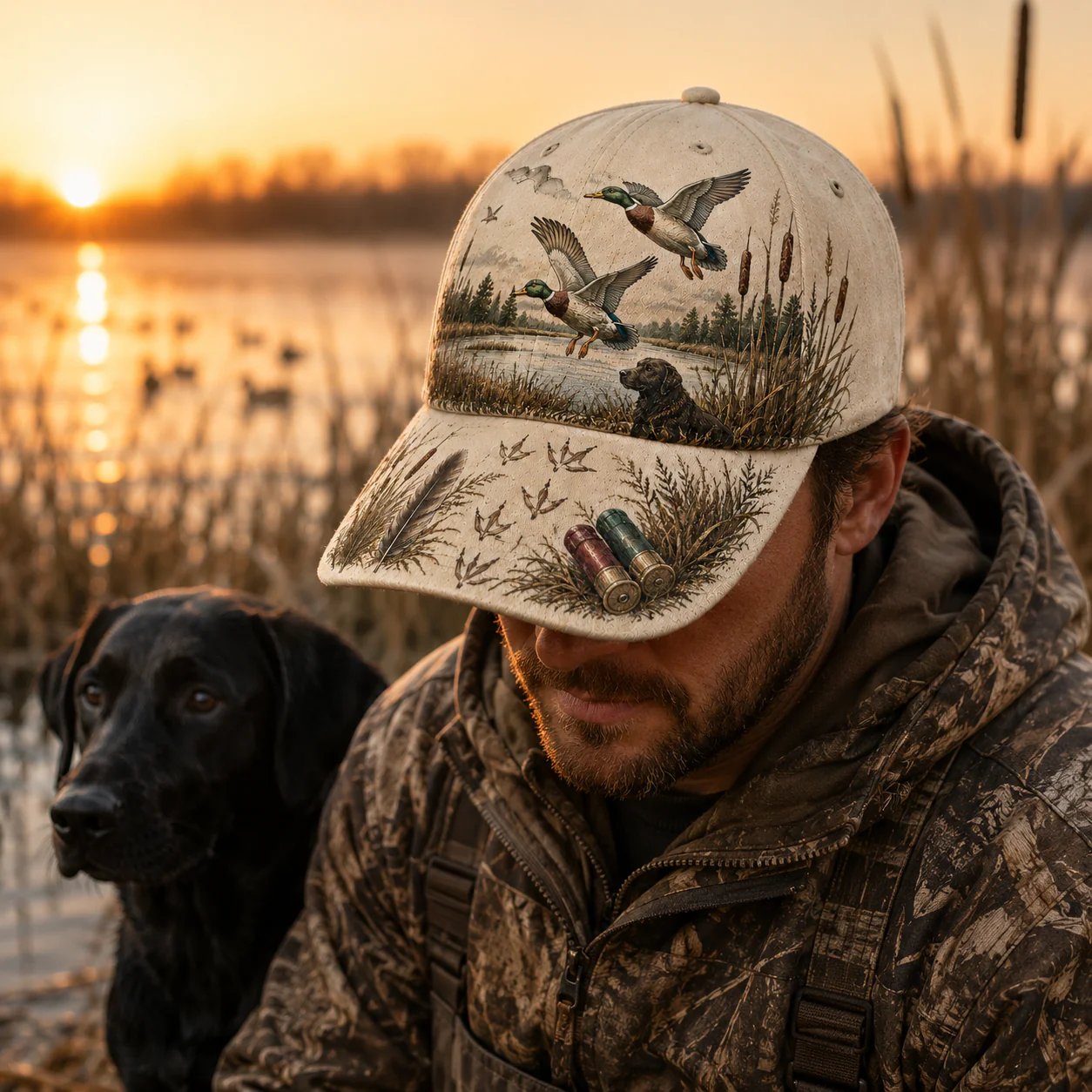 💥SPECIAL OFFER 50% OFF -🦆 WILD & READY DUCK HUNTING CAP - 100% COTTON