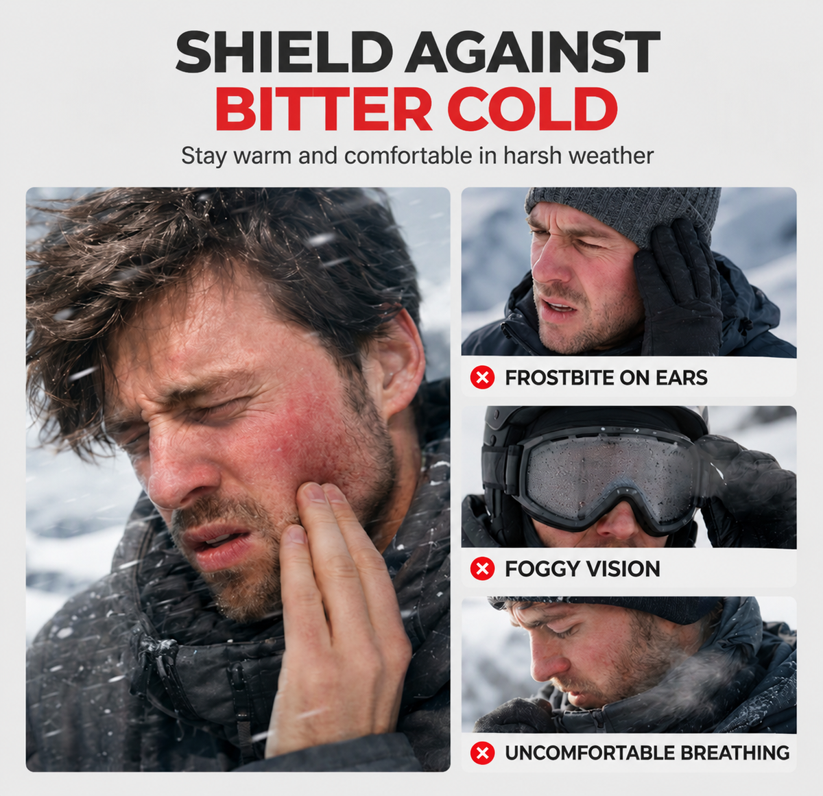 🧢 Warm winter balaclava – Windproof & Breathable for winter sports & daily use ✨