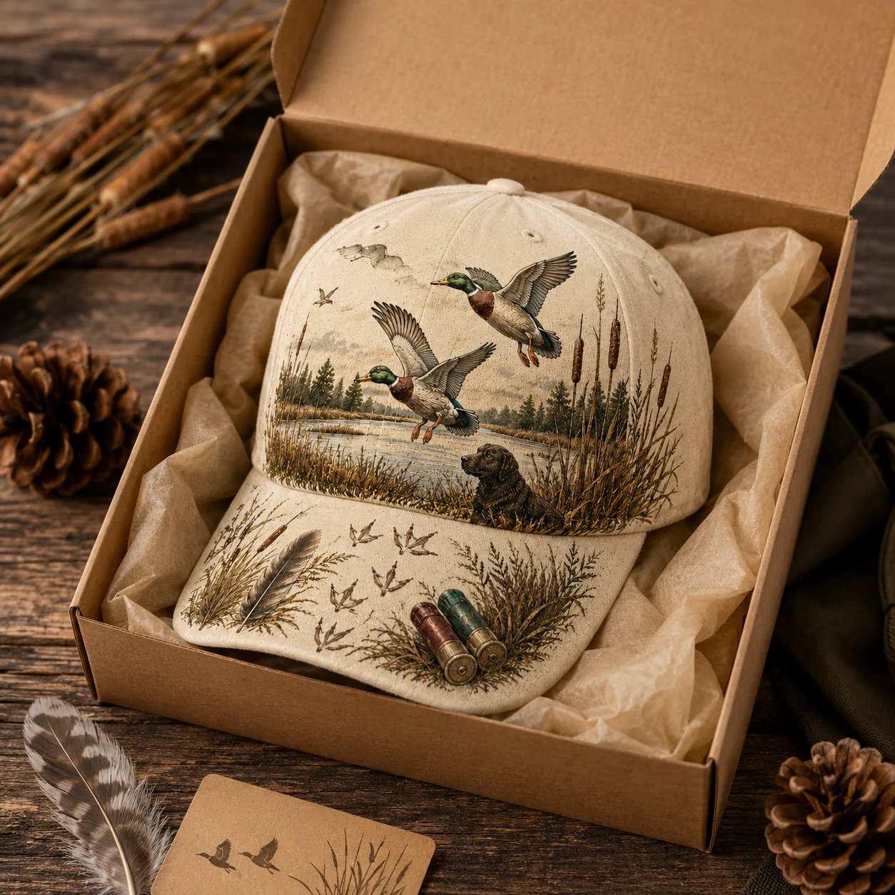💥SPECIAL OFFER 50% OFF -🦆 WILD & READY DUCK HUNTING CAP - 100% COTTON