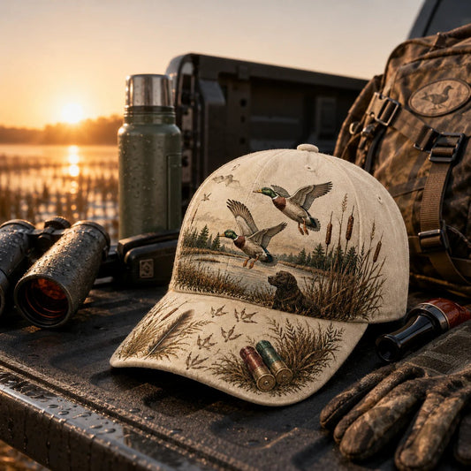 💥SPECIAL OFFER 50% OFF -🦆 WILD & READY DUCK HUNTING CAP - 100% COTTON