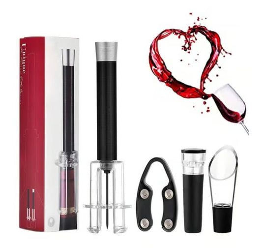 🍷✨Air Pump Cork Remover Wine Bottle Opener Set