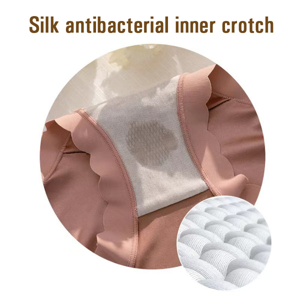 💖Size: 40-100 kg✨🎁Buy 1 get 2 (3-pack) 🎁Premium satin antibacterial Ice Silk moisture absorbing pantie
