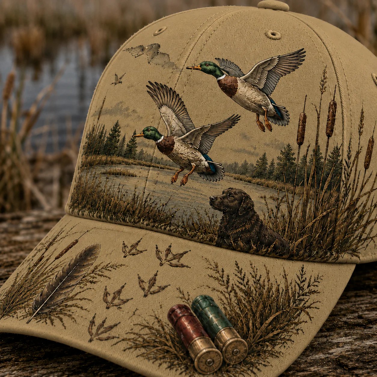 💥SPECIAL OFFER 50% OFF -🦆 WILD & READY DUCK HUNTING CAP - 100% COTTON