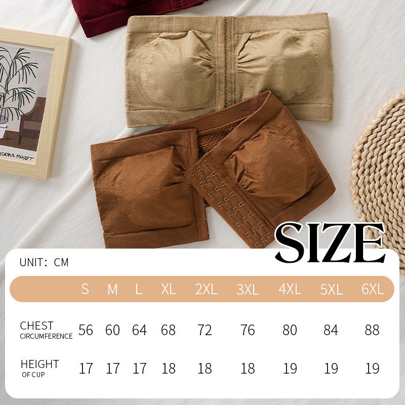 ⌛buy more, save more💞Large strapless bra with breathable front closur