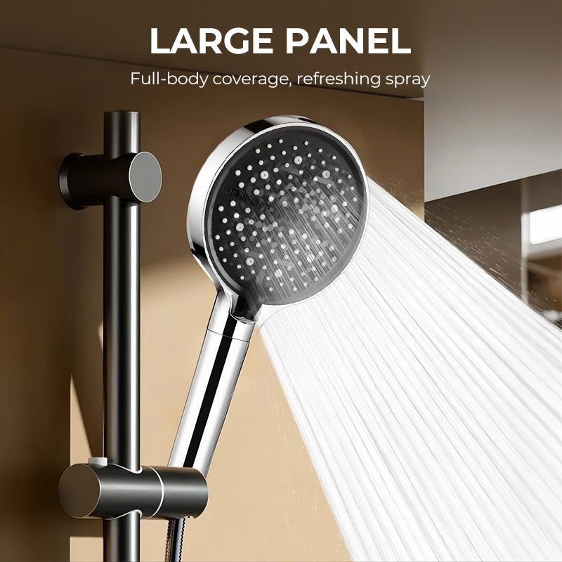 🌧️ Is the water pressure too low? This rain shower head is the solution—with eight adjustable spray settings, it delivers a truly torrential downpour! 💪🚿